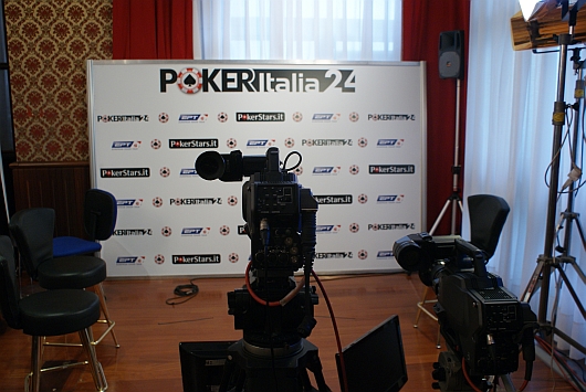 Stanowisko telewizji "PokerItalia24"