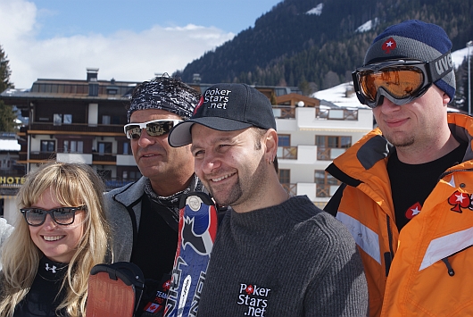 Fatima Moreira de Melo, Alberto Tomba, Daniel Negreanu i Góral