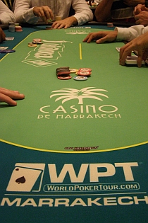 Eleganckie stoły na WPT Marrakech