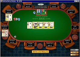 Stolik 888.com Pacific Poker