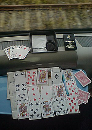 Pokerowa rozgrywka w pociągu