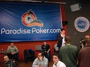 Rozpoczęcie Paradise Poker Tour Praga