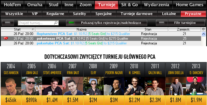 PCA 2014 - zakwalifikuj się z PokerTexas.pl