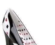 Kobiece buty a poker