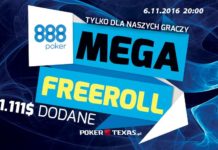 Mega freeroll tylko dla naszych Czytelników – 1.111$ dodane do puli nagród!