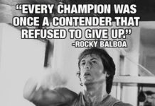 Don’t Cry to give up…cry to keep Going !