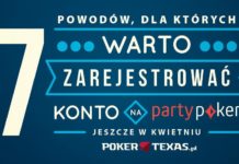 7 powodów, dlaczego warto założyć konto na Party Poker jeszcze w kwietniu!