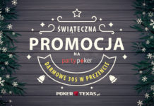 Świąteczna promocja na PartyPoker – darmowe 30$ w prezencie!