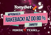 Szczegóły nowego systemu rake back na TonyBet Poker
