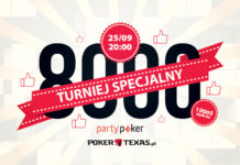 Wyjątkowy turniej z okazji 8.000 fanów Pokertexas – 1.000$ dodane do puli!