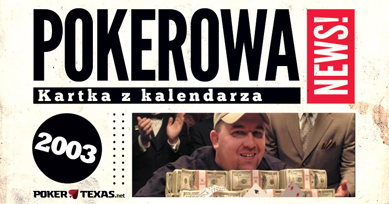 Chris Moneymaker na zawsze zmienił historię pokera
