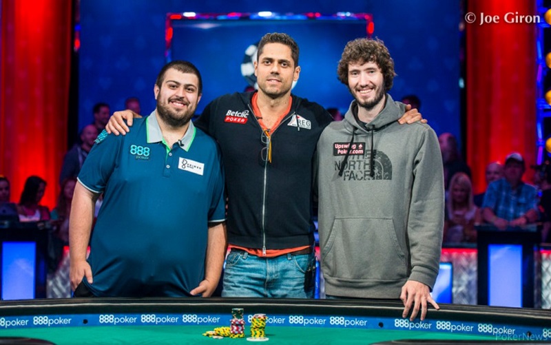 Finałowa trójka Main Eventu WSOP