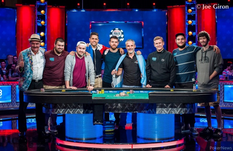 Main Event WSOP 2017 - finałowa dziewiątka