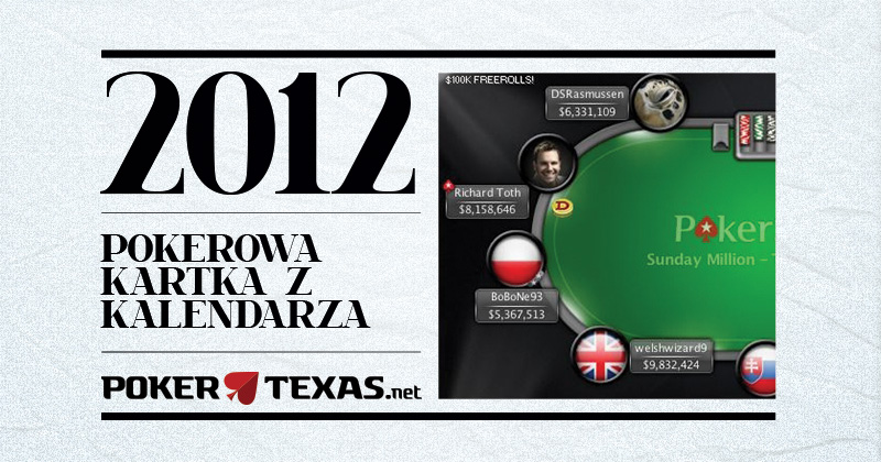 BoBoNe93 zajął pięć lat temu drugie miejsce w Sunday Million
