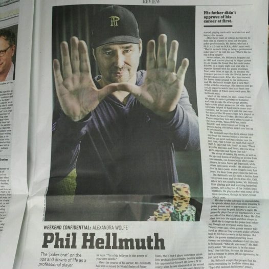 Phil Hellmuth Wall Street Journal