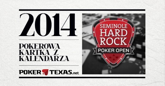Organizatorzy Seminole Hard Rock Poker Open dołożyli trzy lata temu do puli 2,5 miliona dolarów