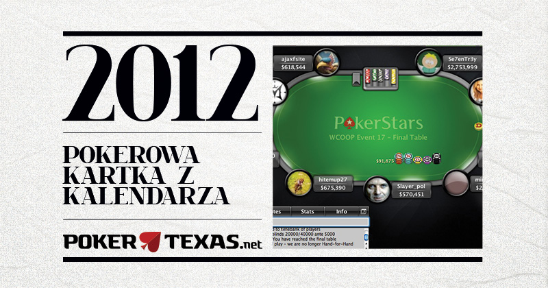 Slayer_pol był o krok od triumfu na WCOOP 2012