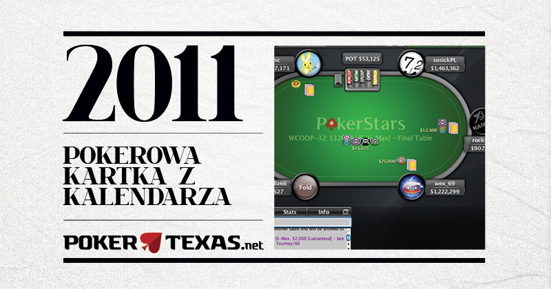 Sześć lat temu sosickPL triumfował na WCOOP