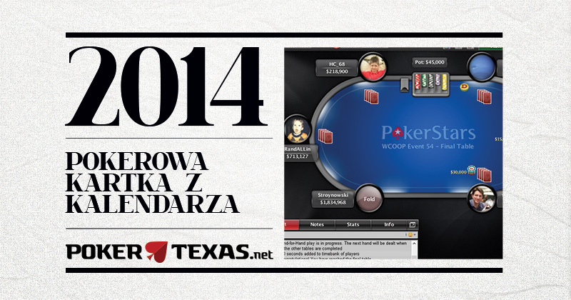 Stroynowski zajął trzy lata temu drugie miejsce w jednym z turniejów WCOOP