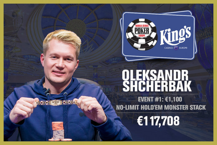 Oleksandr Shcherbak zdobył pierwszą bransoletkę na WSOP Europe