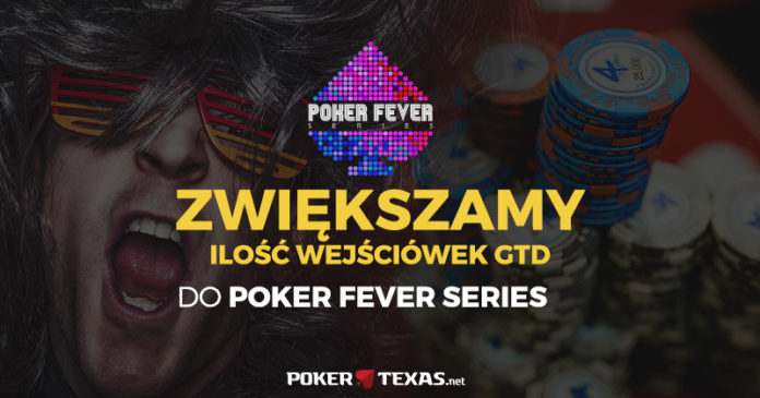 22 wejściówki Poker Fever Series co tydzień