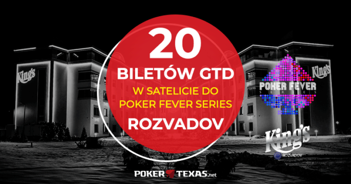20 wejściówek do Poker Fever Series Rozvadov!