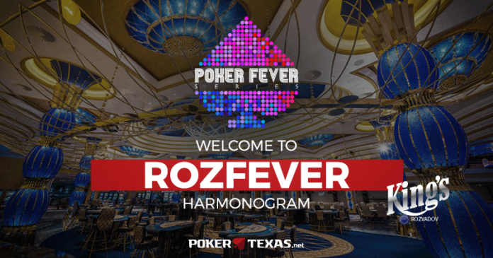 Harmonogram Poker Fever Series Rozvadov