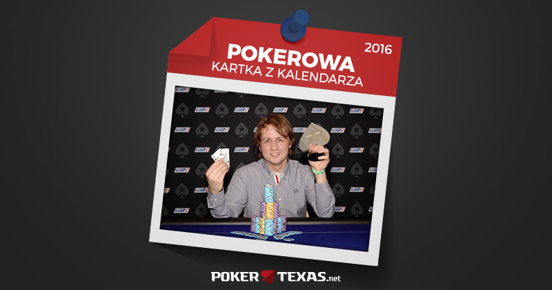 Adam Milewski dwa lata temu wygrał srebrną klasyfikację na Gracza Roku EPT