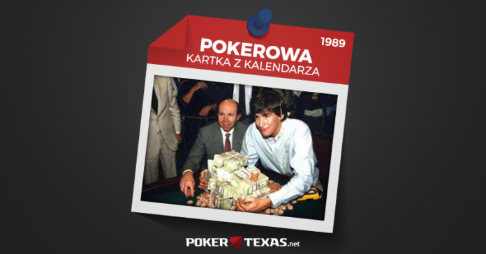 29 lat temu Phil Hellmuth zdobył pierwszą bransoletkę WSOP