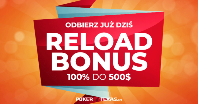 Reload bonus 100% do 500$