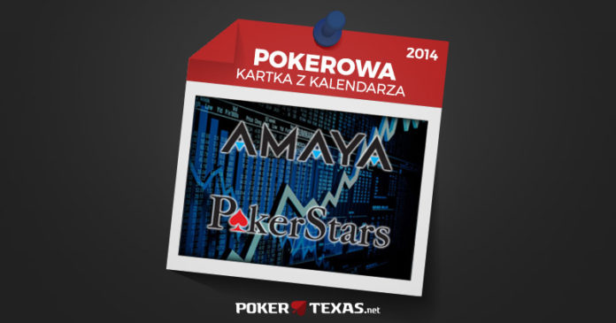 Cztery lata temu Amaya została nowym właścicielem PokerStars