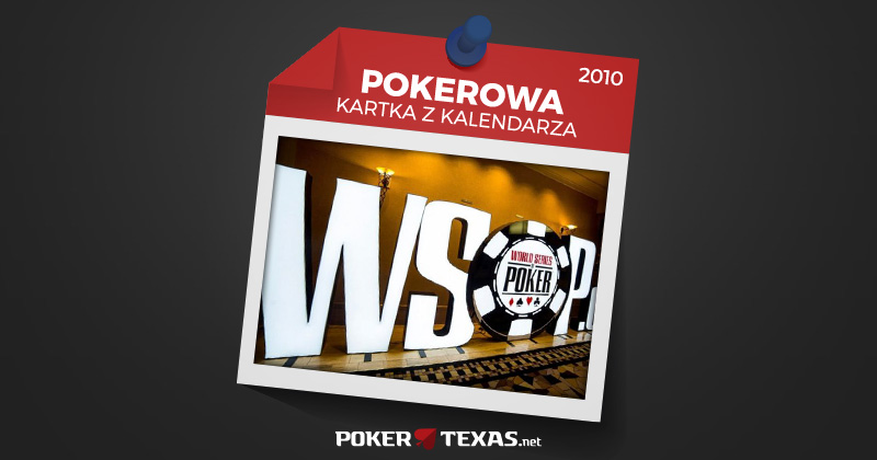 Osiem lat temu na WSOP doszło do bardzo niecodziennej sytuacji
