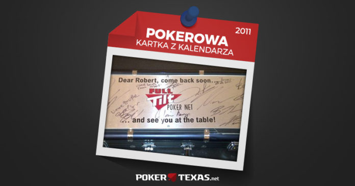 Robert Kubica otrzymał siedem lat temu specjalny pokerowy prezent
