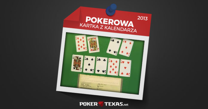 Pięć lat temu można było kupić talię kart, którą Chris Moneymaker wygrał Main Event WSOP