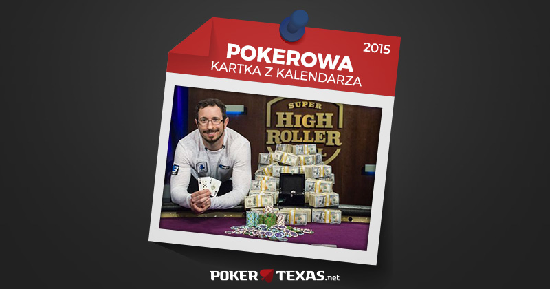 Trzy lata temu Brian Rast triumfował w pierwszej edycji Super High Roller Bowl