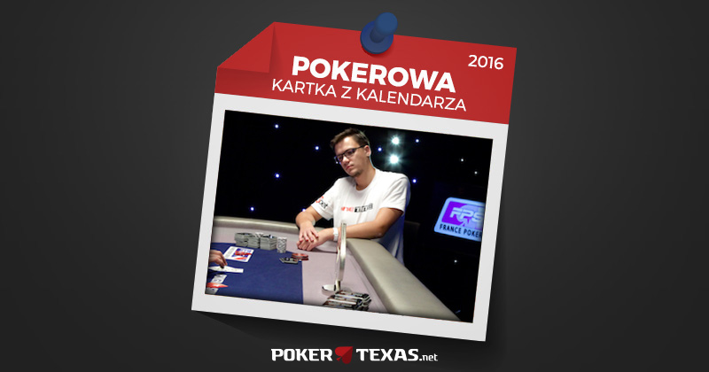Dawid Kuliberda był dwa lata temu drugi w Main Evencie FPS Lille