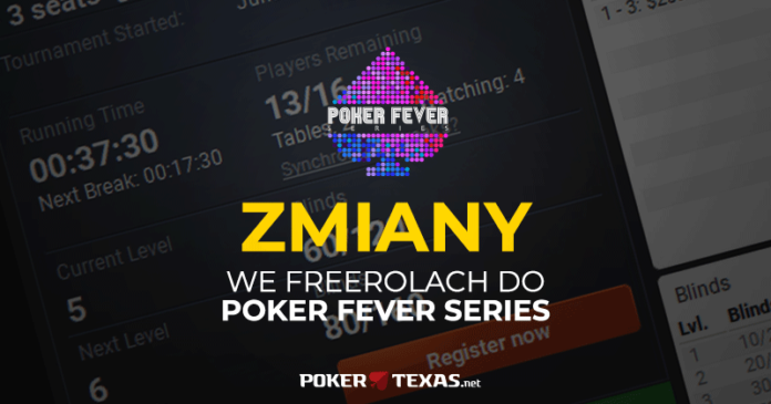 Zmiany we freeollach Poker Fever Series