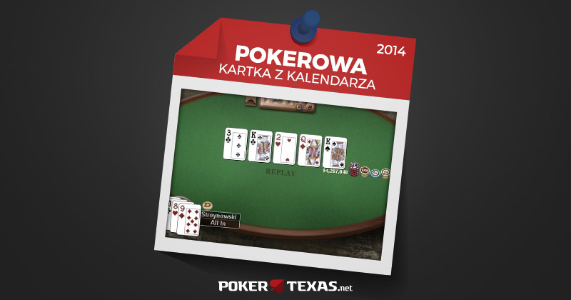 Cztery lata temu Stroynowski świetnie spisał się na WCOOP