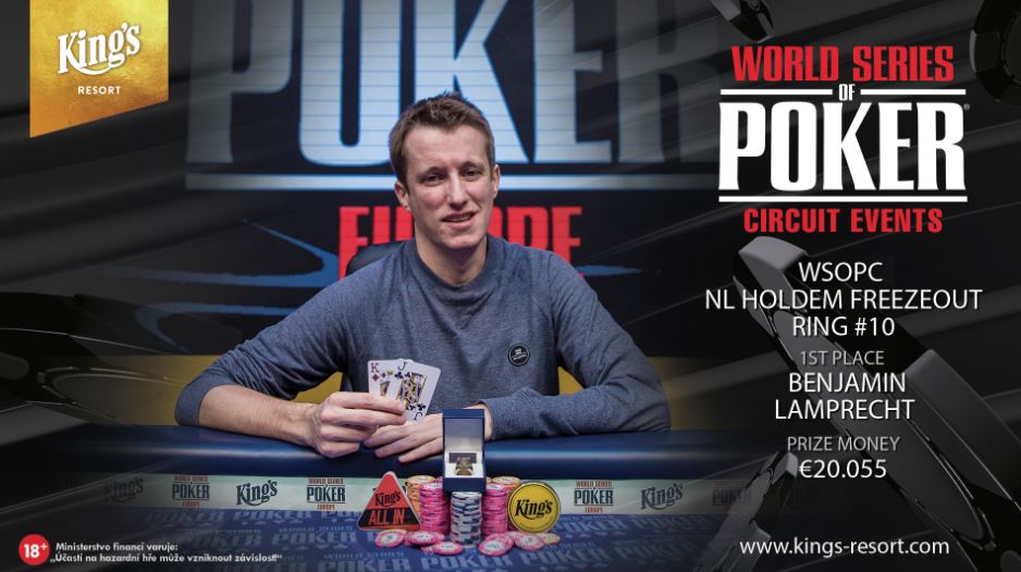 Benjamin Lamprecht zdobył mistrzowski pierścień WSOP Circuit