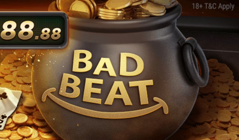 GGPoker simplificou Regras do Bad Beat Jackpot