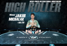 Jakub Michalak wygrywa High Rollera Merit Poker Czarnogóra!