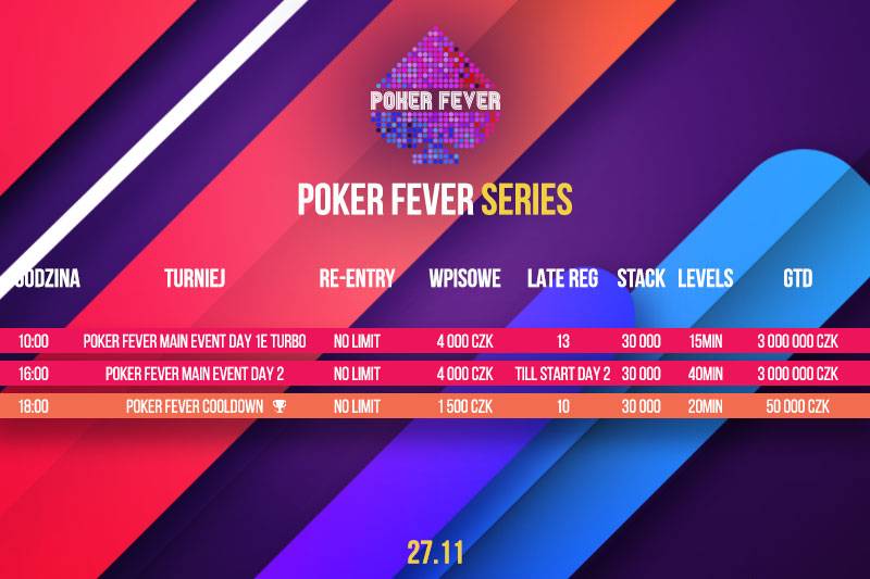Harmonogram Poker Fever Series