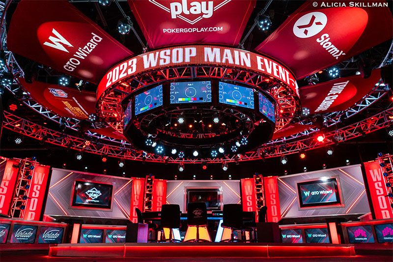 TV table WSOP 2023