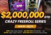Niesamowity festiwal freeolli na WPT Global – 2 miliony dolarów w pulach! WPT Global Crazy Freeroll Series