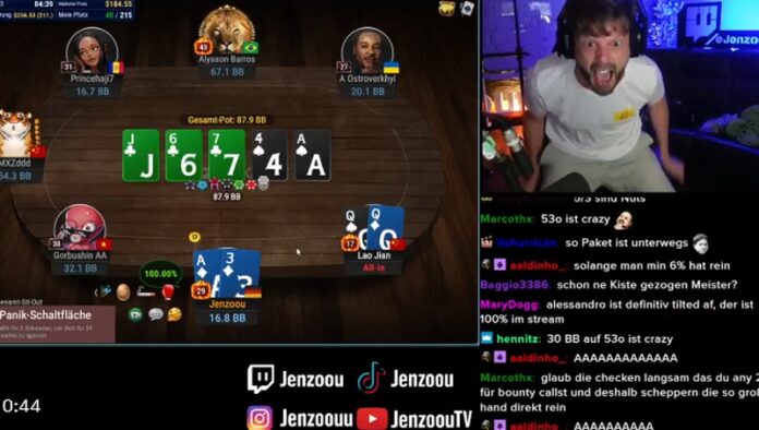 Streamer zwariowal