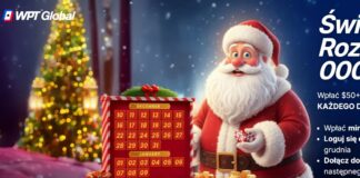 Świąteczne rozdawanie w WPT Global – codzienne nagrody dla graczy! WPT Global promocja świateczna