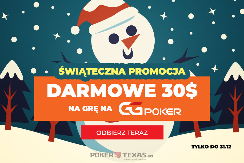 Darmowy bankroll GGPoker 30$