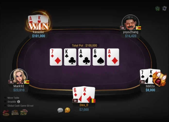 Short Deck Hold’em w GGPoker – widok stołu i rozdania