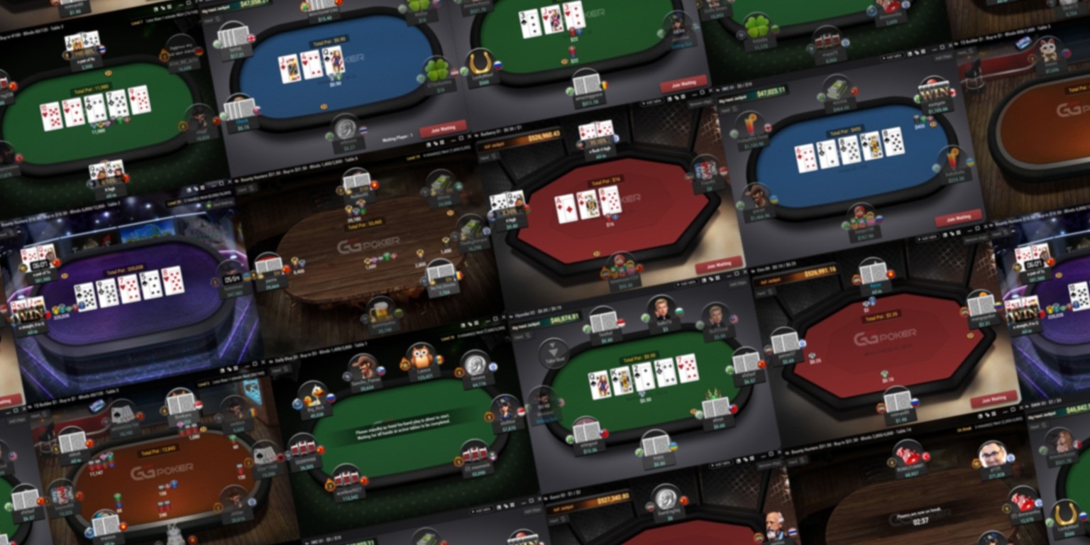 gry pokerowe online w GGPoker – różne stoły i formaty
