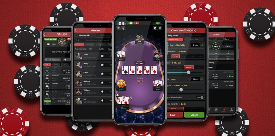 aplikacja ggpoker – interfejs na android i ios